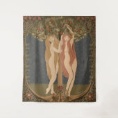 Eve and Lilith Tapestry Wandteppich (Vorderseite)