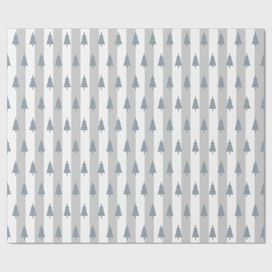 Eve and Sofie Gray Christmas Wrapper Geschenkpapier (Flach)