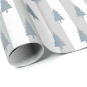 Eve and Sofie Gray Christmas Wrapper Geschenkpapier (Rolleneckpunkt)