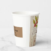 EVE bemalt Kaffee botanische Illustration Pappbecher (Rechts)