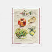 EVE Gemälde Illustration von Apple Fleecedecke (Vorderseite)