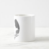 Eve gibt einen Apfel an Adam, schwarze Version 1/3 Kaffeetasse (Mittel)