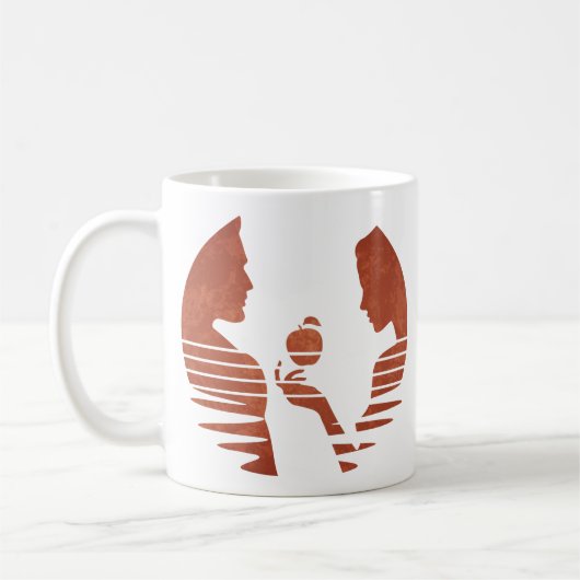 Eve Hand an Adam, Grunge Version 3/3 Kaffeetasse (Links)