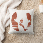 Eve Hand an Adam, Grunge Version 3/3 Kissen (Decke)