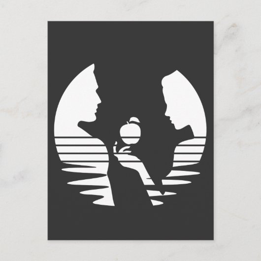 Eve Hand an Adam, Weiße Version 2/3 Postkarte (Vorderseite)