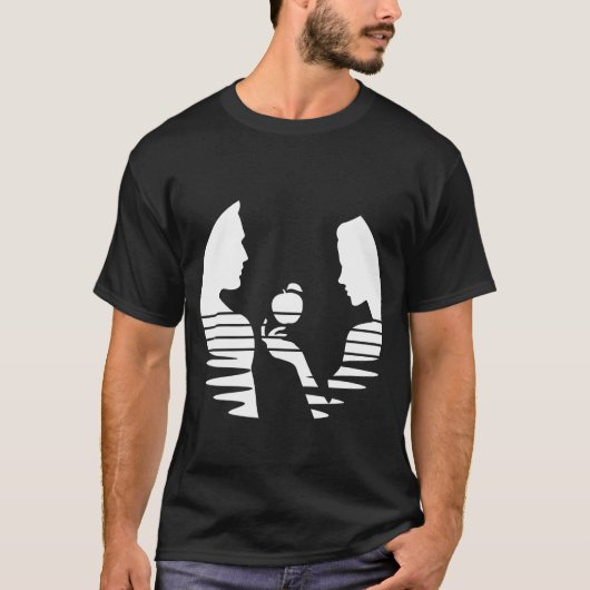 Eve Hand an Adam, Weiße Version 2/3 T-Shirt (Vorderseite)