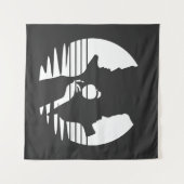 Eve Hand an Adam, Weiße Version 2/3 Wandteppich (Vorderseite (Horizontal))