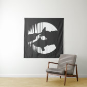 Eve Hand an Adam, Weiße Version 2/3 Wandteppich (Beispiel (Horizontal))