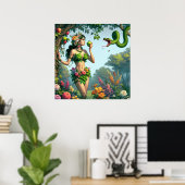 Eve in the Garden Christliche Bibelkunst Poster (Heimbüro)