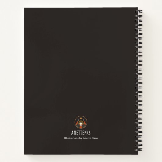 Eve & Lilith A4-Notebook Notizblock (Rückseite)