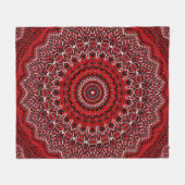Eve-Mandala Fleecedecke (Vorderseite (Horizontal))