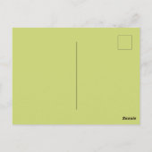 EVE Painted Avocado Botanical Illustration Poster Postkarte (Rückseite)