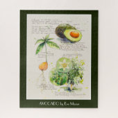 EVE Painted Avocado Botanical Illustration Poster Puzzle (Vertikal)