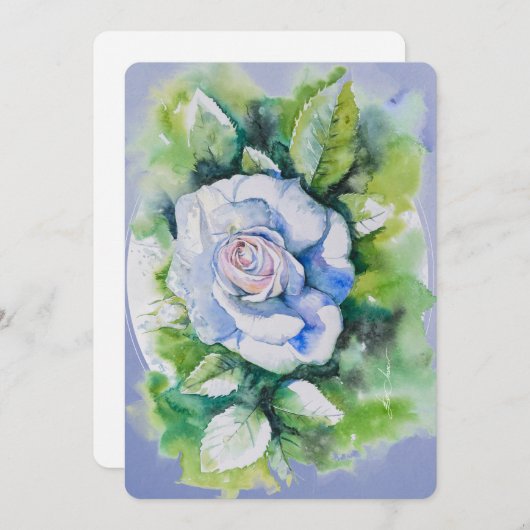 EVE Painted Blume Postcard Karte (Vorne/Hinten)