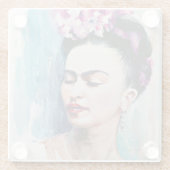Eve Painted Frida Glasuntersetzer (Rückseite)