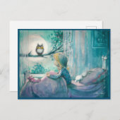 EVE Painted Good Night Owl Postkarte (Vorne/Hinten)