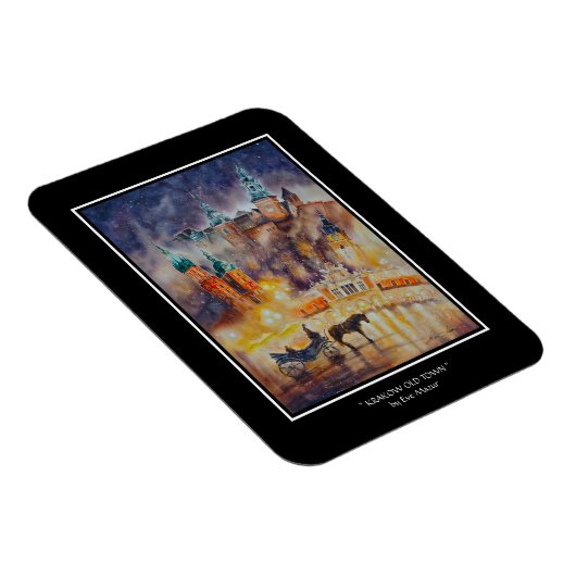 EVE Painted Krakau Old Town Magnet (Rechte Seite)