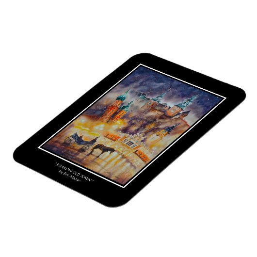 EVE Painted Krakau Old Town Magnet (Linke Seite)