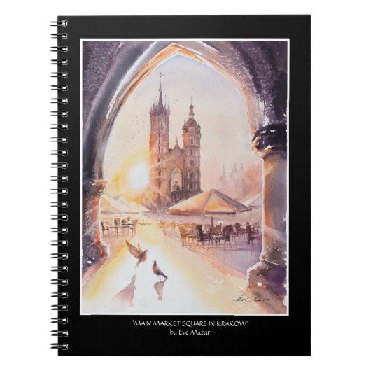 EVE Painted Krakau Old Town Notizblock (Vorderseite)