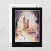 EVE Painted Krakau Old Town Postcard Postkarte (Vorne/Hinten)