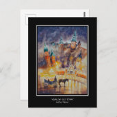 EVE Painted Krakau Old Town Poster Postkarte (Vorne/Hinten)