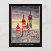 EVE Painted Krakau, Polen Altstadt Card Postkarte (Vorderseite)