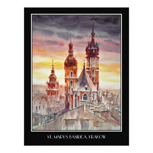 EVE Painted Krakau, Polnische Altstadt Fotodruck (Vorne)