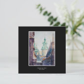 EVE Painted Krakau, Polnische Altstadt Karte (Stehend Vorderseite)