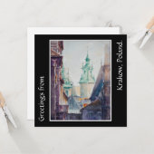 EVE Painted Krakau, Polnische Altstadt Karte (Vorderseite/Rückseite Beispiel)