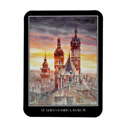 EVE Painted Krakau, Polnische Altstadt Magnet (Vertikal)