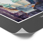 EVE Painted Krakau, Polnische Altstadt Poster (Ecke)