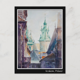 EVE Painted Krakau, Polnische Altstadt Postkarte