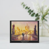 EVE Prag bemalt Postkarte (Stehend Vorderseite)
