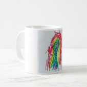 Eve-Regenbogen-Tasse Kaffeetasse (Vorderseite Links)