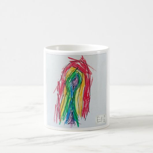 Eve-Regenbogen-Tasse Kaffeetasse (Mittel)