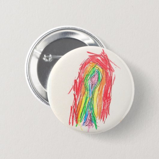Eve-Regenbogenknopf Button (Vorne & Hinten)
