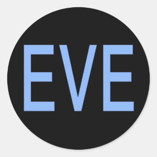 EVE RUNDER AUFKLEBER
