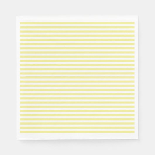Eve & Sofie Gelb Strippapier Napkin Serviette (Vorderseite)
