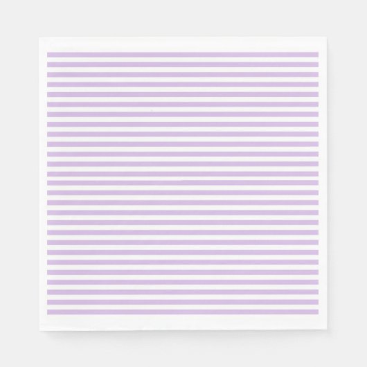 Eve & Sofie Lilac Striped Serviette (Vorderseite)