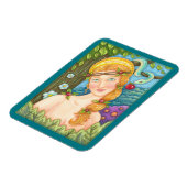 EVE und bester mittelalterlicher Garten von Eden M Magnet (Linke Seite)