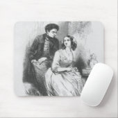 Eve und David Sechard Mousepad (Mit Mouse)
