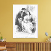 Eve und David Setschard Leinwanddruck (Insitu (Wohnzimmer))