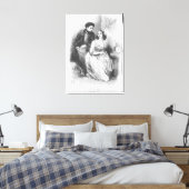 Eve und David Setschard Leinwanddruck (Insitu (Schlafzimmer))