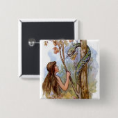 Eve und die Schlange Button (Vorne & Hinten)