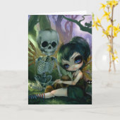 "Eve- und Rippen-" Gruß-Karte Karte (Gelbe Blume)