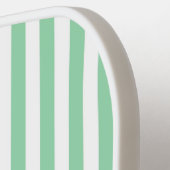 Eve und Sofie Green Stripes Pickleball Schläger (Linke Seite)