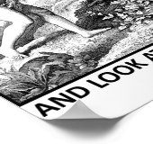 Eve Vegetarian Funny Poster (Ecke)