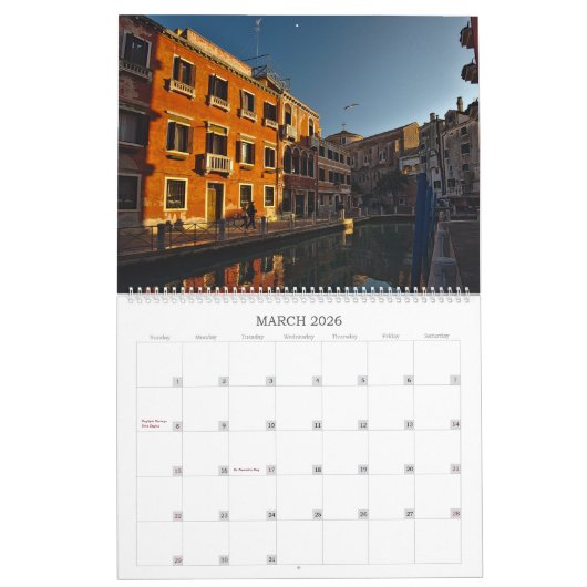 EVE Venice, Italien, Europa Kalender (Mär 2026)