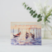 EVE Venice Sunset Postcard Postkarte (Stehend Vorderseite)