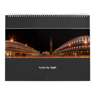 EVE Veniceat Night , Italien, Europe Calendar Kalender